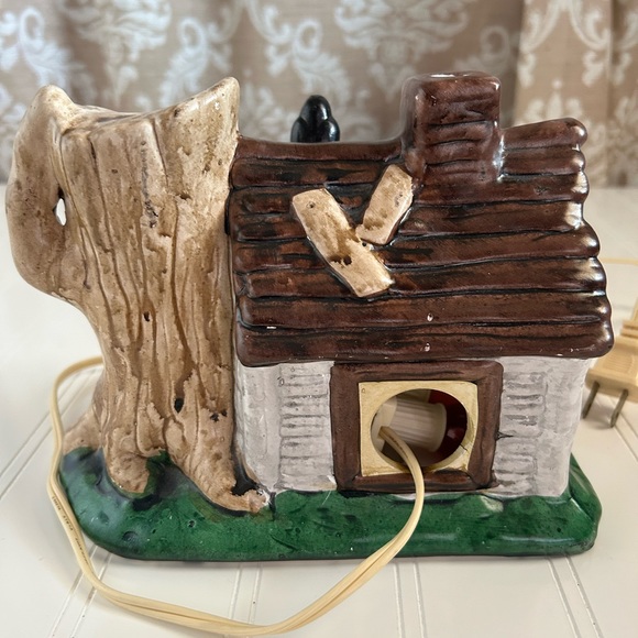 Halloween Lighted Haunted House Ceramic - Picture 5 of 8